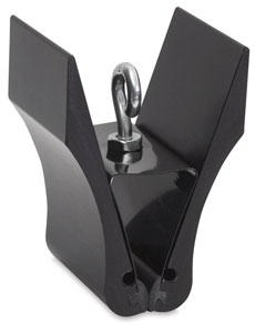 Testrite Visual Clamps, Black w/ Eye Hook