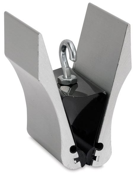 Testrite Visual Clamps, Silver w/ Eye Hook