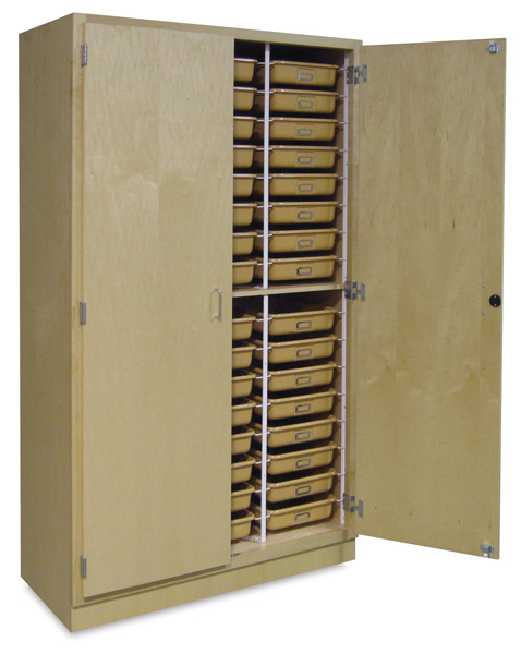 Tote Tray Storage Cabinet
