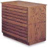 5-Drawer Files, Base, and Cap in Medium Oak