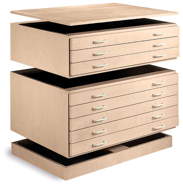 SMI Unfinished Natural Birch Stackable Files - BLICK art ...