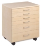 SMI Unfinished Birch Flat File Taborets