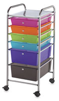 Alvin Blue Hills Studio Mobile Storage Carts