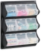 Panel with 9 Bins, Black