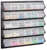 Panel with 30 Bins, Black