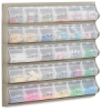 Panel with 30 Bins, Gray