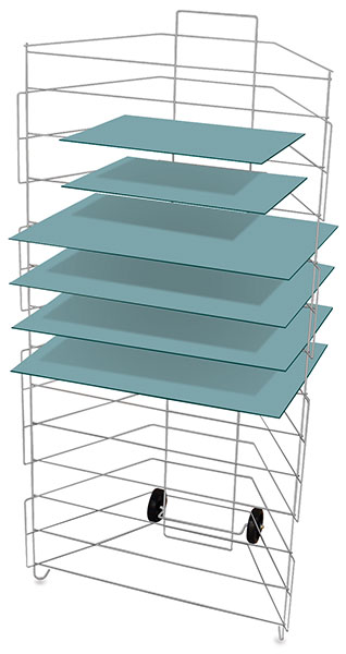13-Shelf Rack