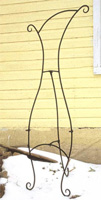 Xylem Ginger Wrought Iron Display Easel