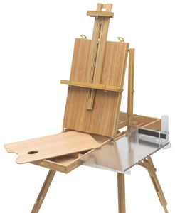 Sketchbox Easel  shown with Shelfhelp 