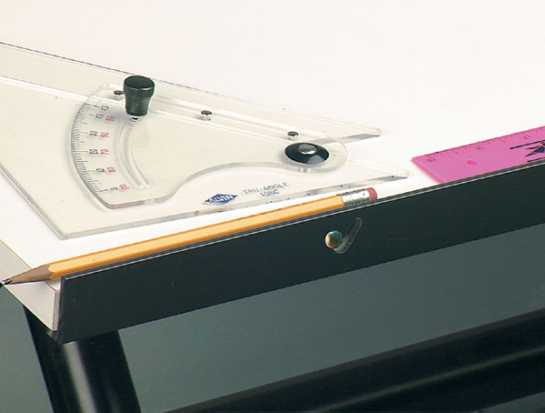 Metal Pencil Ledge, In Use