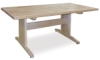 Maple Art Table with Squared Corners