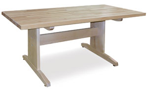 Art Table with Squared Corners