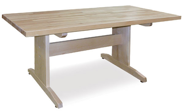 Art Table with Squared Corners