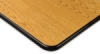 Golden Oak with Black Trim