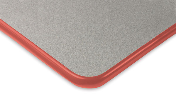 Gray with Red Trim