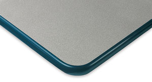 Gray with Navy Trim