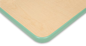 Maple with Mint Trim