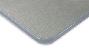 Gray with Platinum Trim