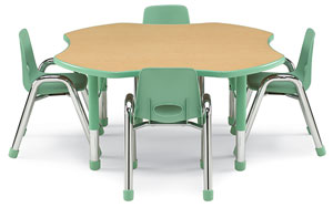 Table with Matching Stacking Chairs (Sold Separately) Table with Matching Stacking Chairs (Sold Separately)