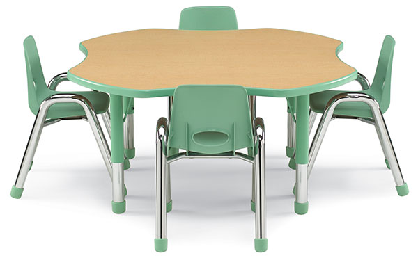 Table with Matching Stacking Chairs (Sold Separately)