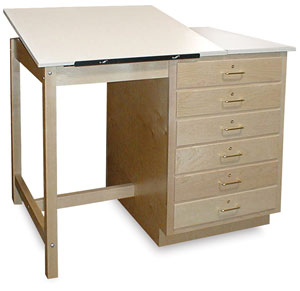 Single Station Drafting Table