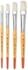 Pocket Bristle Brushes, Set of 4 Flats