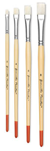 Bright Bristle Brushes, Set of 4