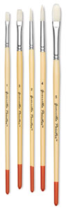 Assorted Bristle Brushes, Set of 5 Assorted Bristle Brushes, Set of 5