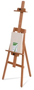 Cherrywood Yahzi A-Frame Easel w/  FREE  11" &times; 14" painting panel