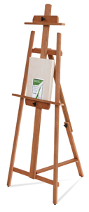 Cherrywood Colossal A-Frame Easel w/  FREE  11" &times; 14" painting panel