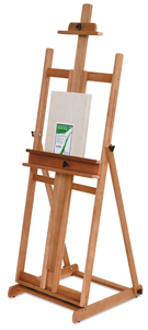 Cherrywood Dzhel H-Frame Easel w/  FREE  11" &times; 14" painting panel