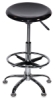 Drafting Stool, Hi-Gloss Black