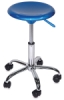 Desk Stool, Metallic Blue