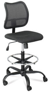 Mesh Chair, Fabric Seat