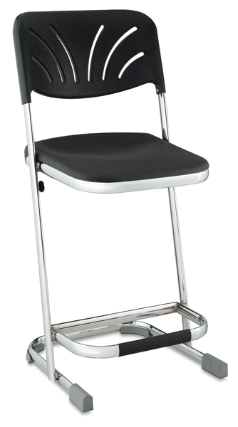 Elephant Z-Stool with Backrest, 22"H