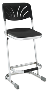 Elephant Z-Stool with Backrest, 24"H