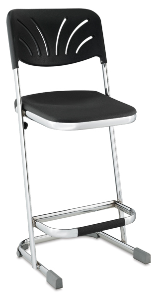Elephant Z-Stool with Backrest, 24"H
