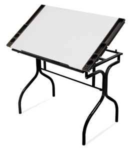 Black/White Top Folding Craft Station
