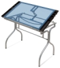 Glass Top Folding Craft Station