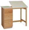 Pedestal Desk with Split Top