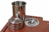 Utility Shelf with Stainless Steel Canister and Coils