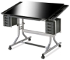 Alvin CraftMaster II Deluxe Glass Top Art and Drawing Table