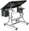 Deluxe Glass Top Art and Drawing Table