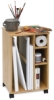 Mobile Taboret/Caddy, Natural Oak