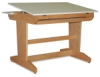 Art/Drafting Table, Natural Oak Finish