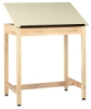 Drawing Table w/out Drawer, 1 Piece Top, 36"H &times; 36"W &times; 24"D
