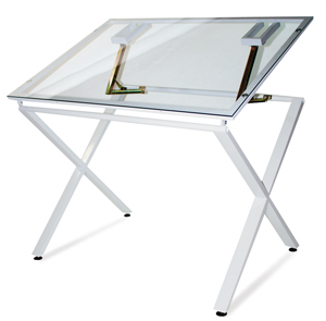X-Factor Drawing & Hobby Table, Glass