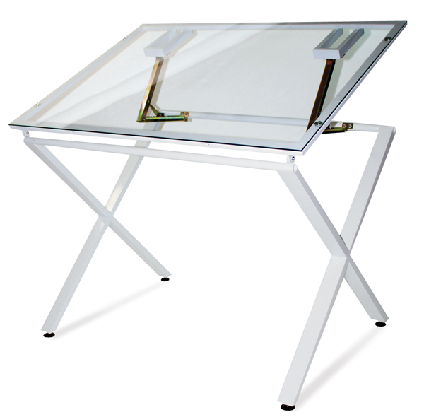 X-Factor Drawing & Hobby Table, Glass