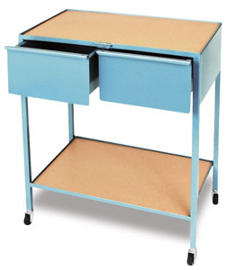 2-Drawer Taboret, Horizontal