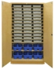 Storage Cabinet with 36 Certwood Tote Trays and 6 Tote Caddies